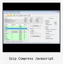 Jsminify gzip compress javascript
