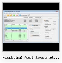 Lib All Yuic Js hexadecimal ascii javascript encode decode