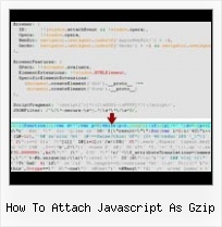 Ant Javascript Shrink how to attach javascript as gzip