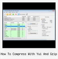 Javascript Obfuscate Url Querystring how to compress with yui and gzip