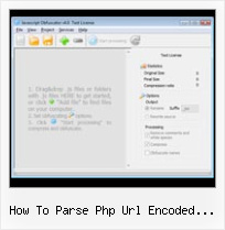 Minify Html Apache how to parse php url encoded string