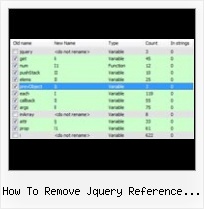 How To Jsmin how to remove jquery reference from mootools yui compressed js
