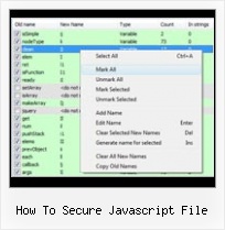 Javascript Function Urlencoding Demo how to secure javascript file