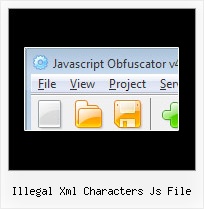 Js Encrypt illegal xml characters js file