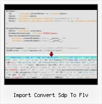 Jscript Obfuscate import convert sdp to flv