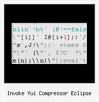 Can Yui Compressor Process Html Files invoke yui compressor eclipse
