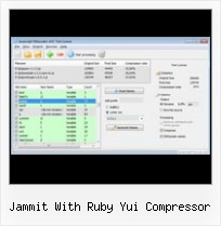 Online Remove Whitespace From Javascript Files jammit with ruby yui compressor