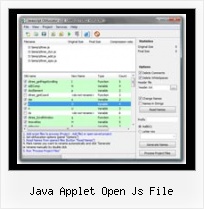 Convert Url Escapes Scramble java applet open js file