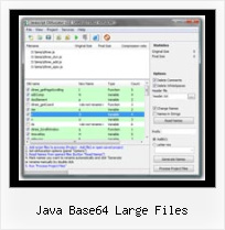 Js Compressor java base64 large files
