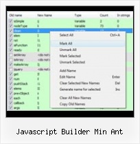 Reverse Jsmin javascript builder min ant