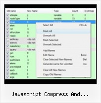 Javascript Obfuscator C javascript compress and uncompress string