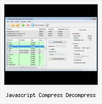 Compress Javascript Apache javascript compress decompress