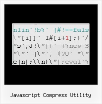 Javascriptpacker Tutorial javascript compress utility