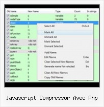 Packer Javascript Decode javascript compressor avec php