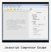 Javascript Obfuscator Megaupload javascript compressor escape