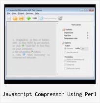 Ivy Javascript Minify javascript compressor using perl
