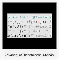 Gem Minify Js javascript decompress stream