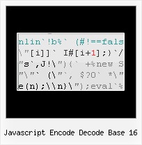 Online Javascript Compressor javascript encode decode base 16