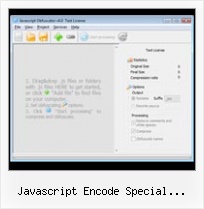 Ubuntu Javascript Obfuscator javascript encode special characters