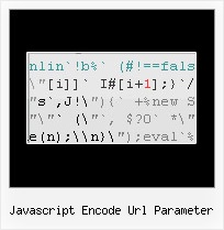 Javascript Rhino Obfuscators javascript encode url parameter