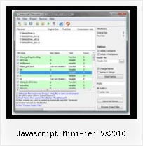 Onlie Javascript Encoder javascript minifier vs2010