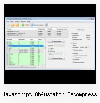 Codehaus Javascript Compress javascript obfuscator decompress