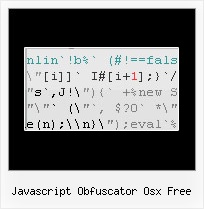 Javascript Obfuscator Online javascript obfuscator osx free