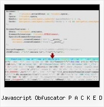 Packer Php javascript obfuscator p a c k e d