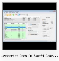 Phing Jsmin javascript open an base64 code binary file