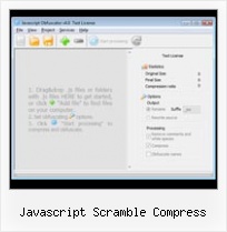 Jsp Javascript Encode javascript scramble compress