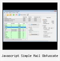 Aptana Jsmin javascript simple mail obfuscate