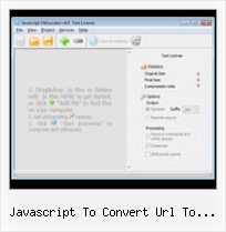 Jsmin File Concatenation javascript to convert url to unicode