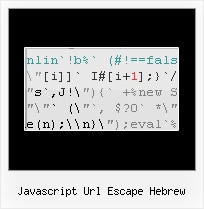 Encodeuri Not Encoding Spaces Javascript javascript url escape hebrew