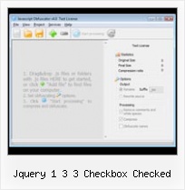 How To Use Javascript For Url Encoding jquery 1 3 3 checkbox checked