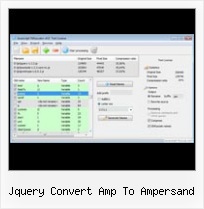 Yui Repository Mvn jquery convert amp to ampersand