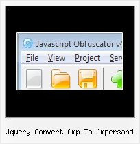 How To Compress Javascript jquery convert amp to ampersand