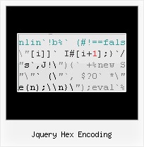 Htmlentities Decode Encode Javascript Jquery jquery hex encoding