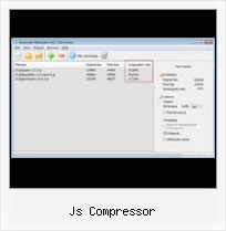 Shrink Html js compressor