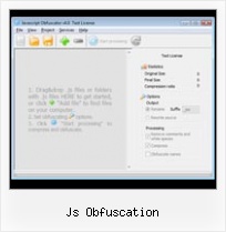 Javascript Code Minimizer Obfuscator js obfuscation