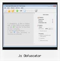 Javascript Gzip Function js obfuscator