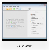 Jsmin Gem js unicode
