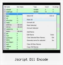 Javascript Obfuscator Obfuscation jscript dll encode