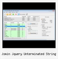 Open Source Javascript Obfuscator jsmin jquery unterminated string