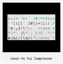 Php Javascript Packer jsmin vs yui compressor