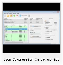 Yahoo Compressor Eclipse json compression in javascript