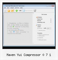 Yui Compressor Example Ant Task maven yui compressor 0 7 1