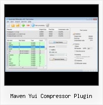 C Jsmin maven yui compressor plugin
