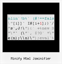 Output Of Js P A C K E R minify html jsminifier