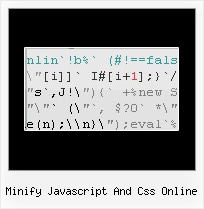 Php Compress Javascript Decompress minify javascript and css online
