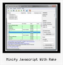 Actionscript Obfuscator minify javascript with rake